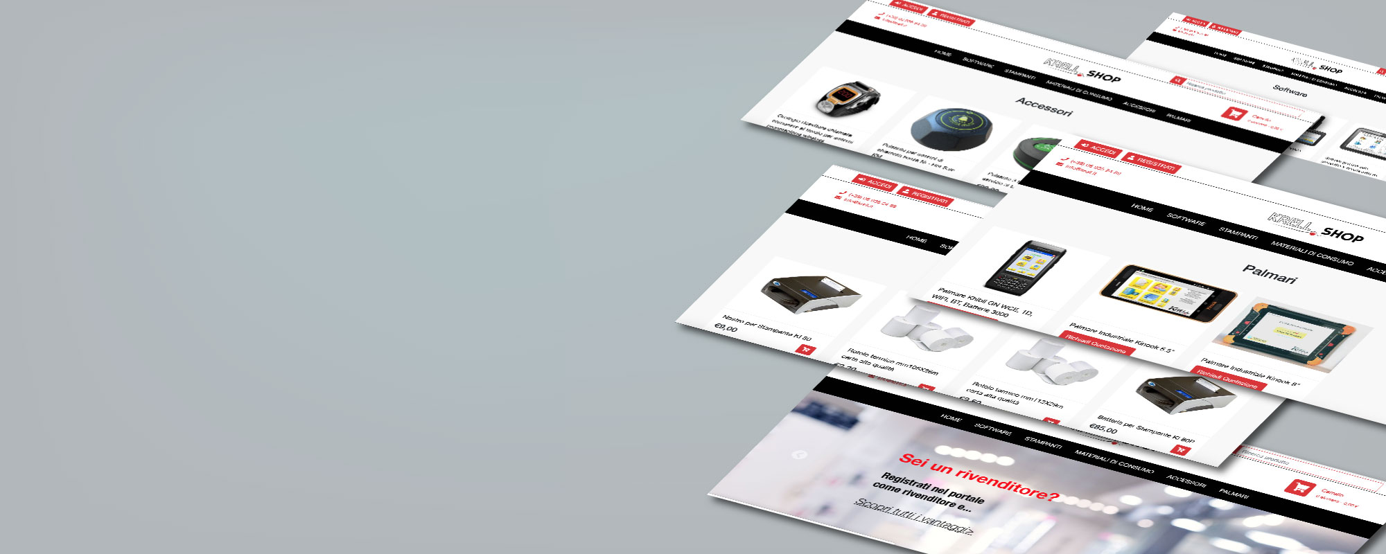 Nuovo ecommerce di Krell Informatica - fornitura elettronica, materiali conumabili, sistemi chiamata cameriere